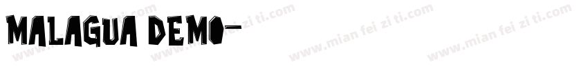Malagua Demo字体转换